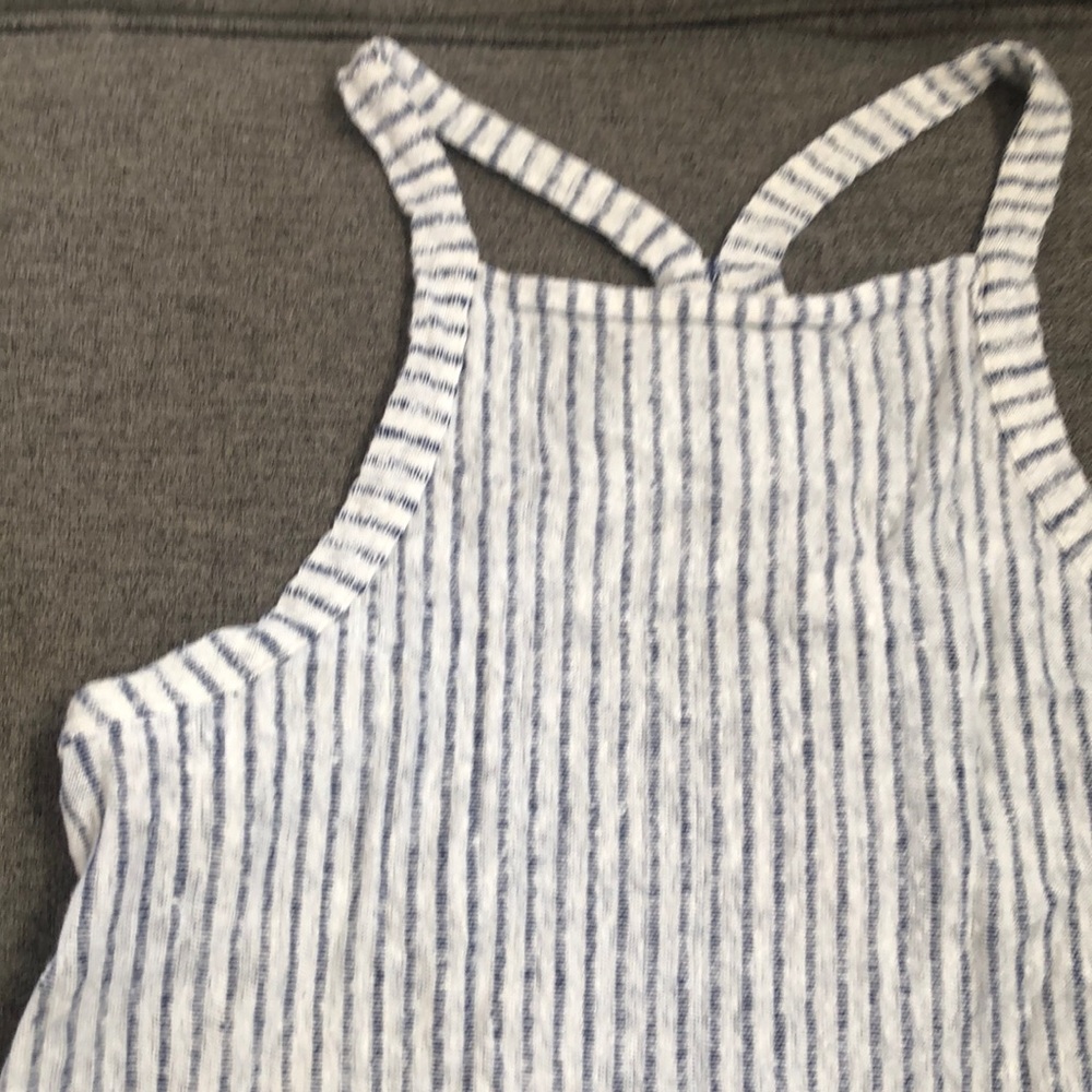 Splendid white and blue striped tank